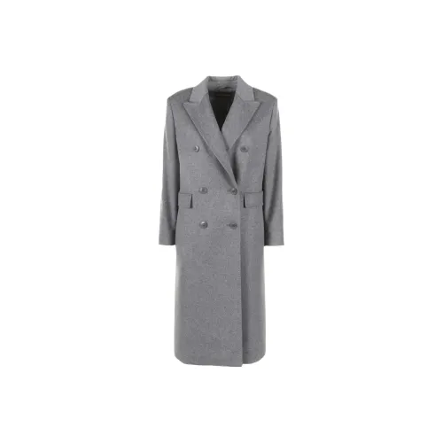 MaxMara Studio Double-Breasted Long-Sleeved Coat