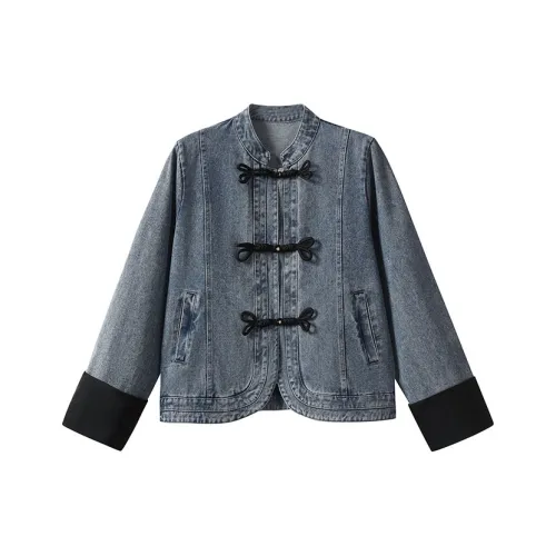 FAIRWHALE Denim Jackets Women's