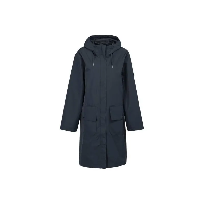 BARBOUR Trench Coat Women's Navy Blue-0