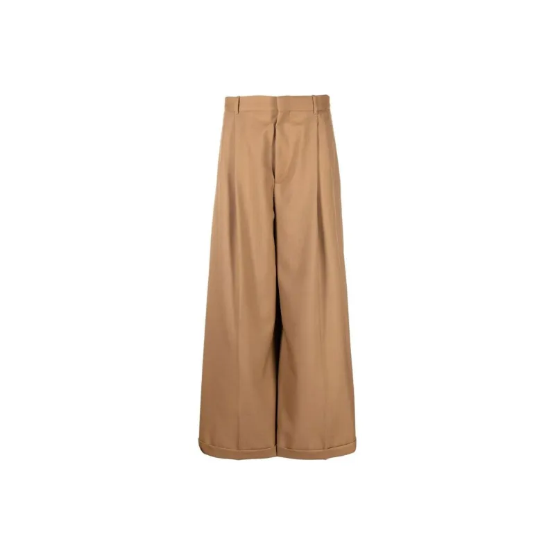 MARNI Knitted Sweatpants Women's Khaki-0