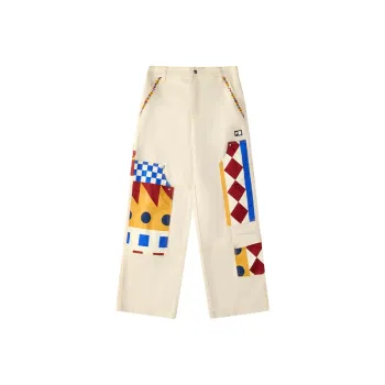 FILA FUSION Casual Pants Women's Gray Wheat