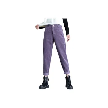 You Cow Me Pants Casual Pants Women's Purple