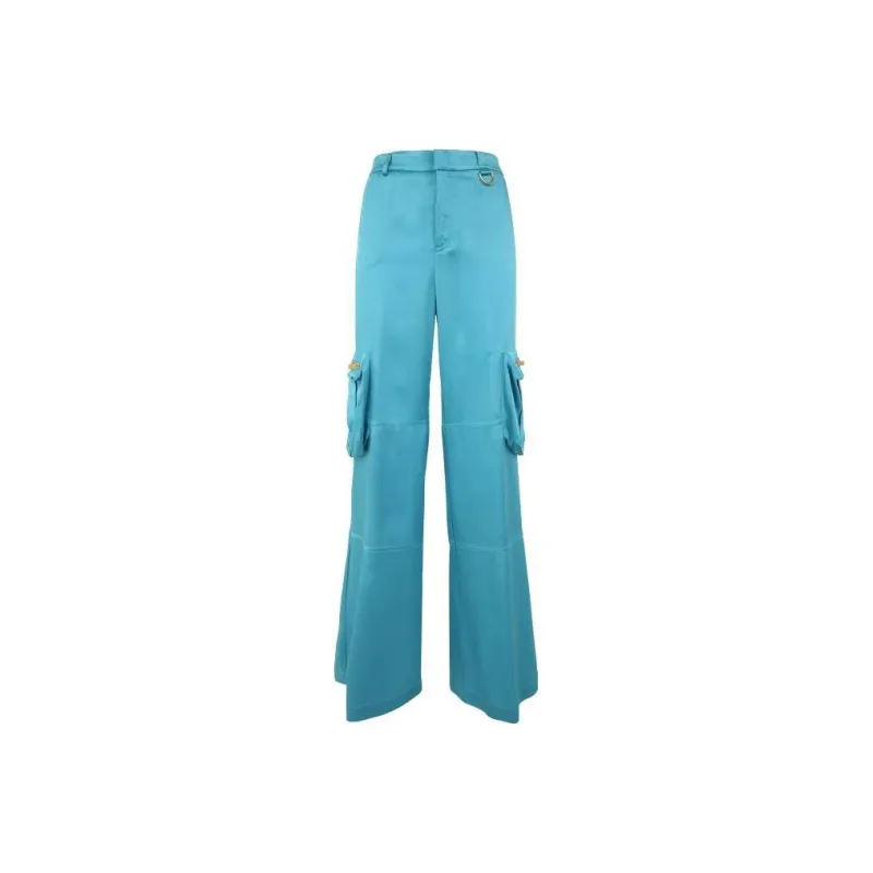 Blumarine Butterfly Wide leg Trousers-0