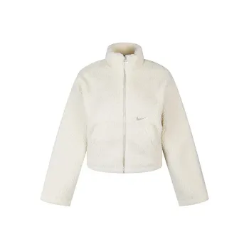 Nike Velvet Jackets Women's White