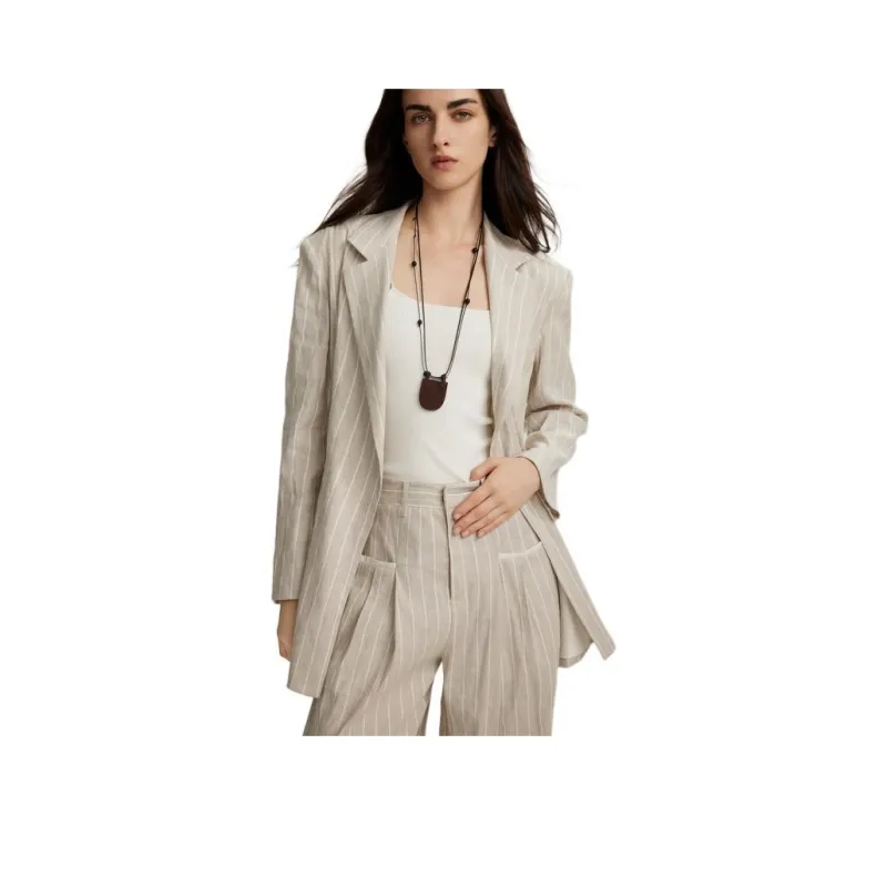 ELLE Business Suit Women's Ecru-0