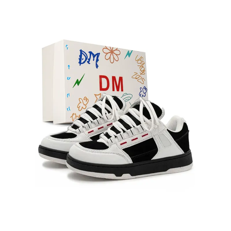 DM Abrasion Resistant Low Top Skateboard Shoes Unisex-6