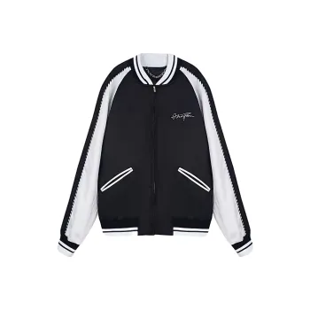 ONOFFON Baseball Jacket Unisex Black