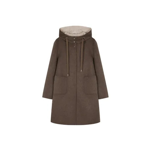 Mo Han Yi Mei Coat Women's Cocoa Coffee