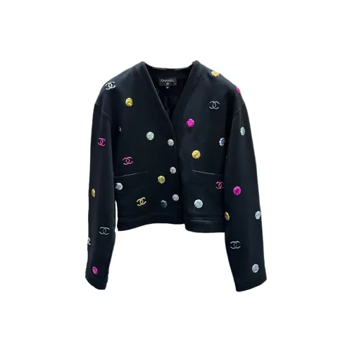 CHANEL 21K Fall Winter Collection Knitwear Women's Black