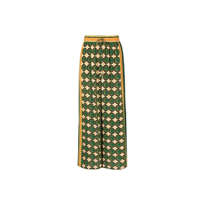 Camilla Jealousy And Jewels Printed Silk Palazzo Trousers-0
