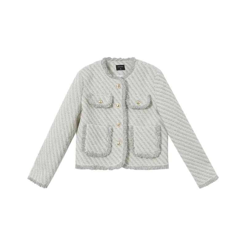 WESTLINK Cropped Coats Women's Beige-0