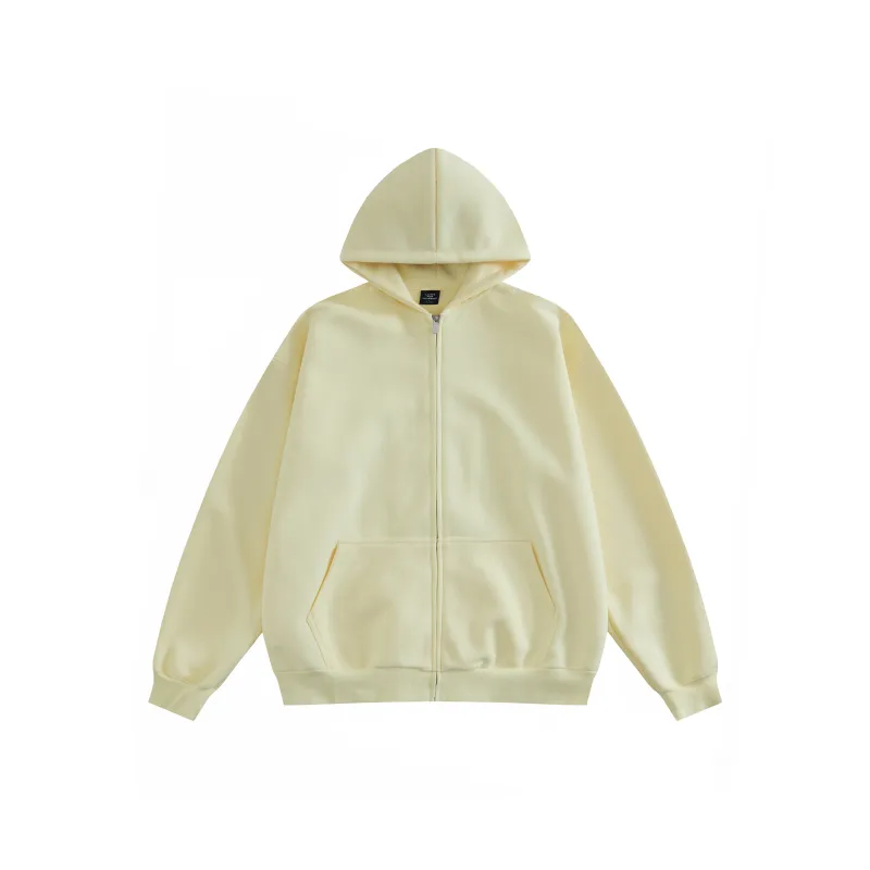 WOHOO Sweatshirt Unisex Light Yellow-8