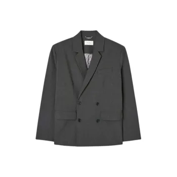 AMERICAN VINTAGE A.M FW24 Blazer Kabird Business Suit Women's Charcoal Gray