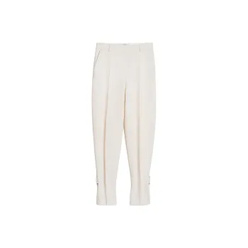 TOTEME Presse Creased Buckled Slouch Trousers