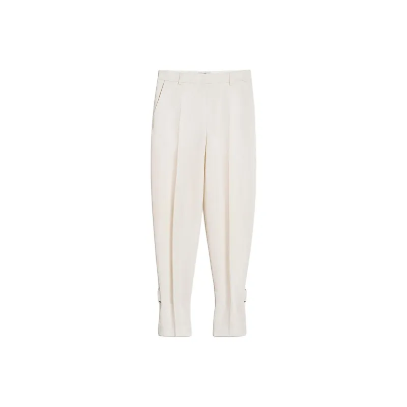 TOTEME Presse Creased Buckled Slouch Trousers-0