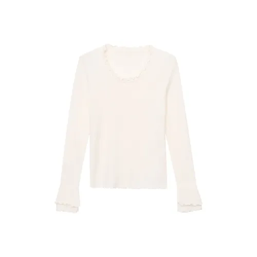CHARM PICK Knitwear Women's Cream Beige