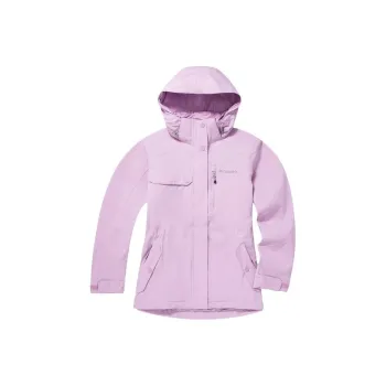 Columbia Outdoor Hiking Water-Resistant Windbreaker Jacket Women's Purple