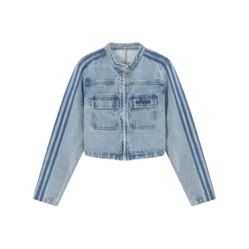 CHUU Cropped Coats Women's Blue