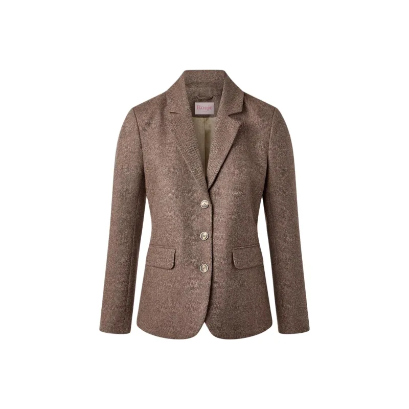 Rouje FW24 CELESTIN JACKET Business Suit Women's Brown-0