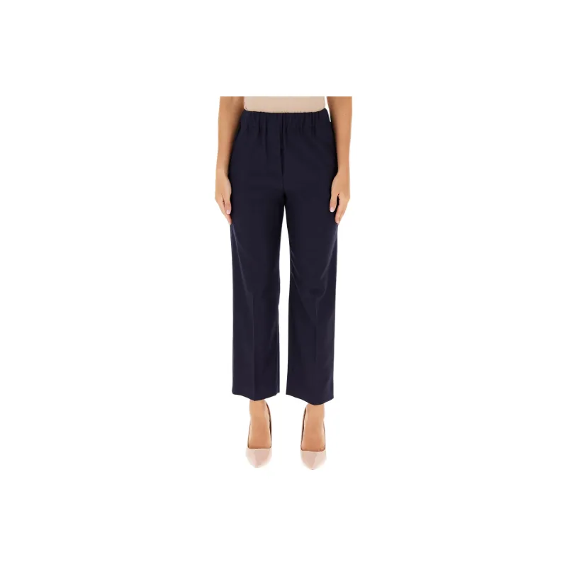 WEEKEND MaxMara High Waist Straight Leg Trousers-0