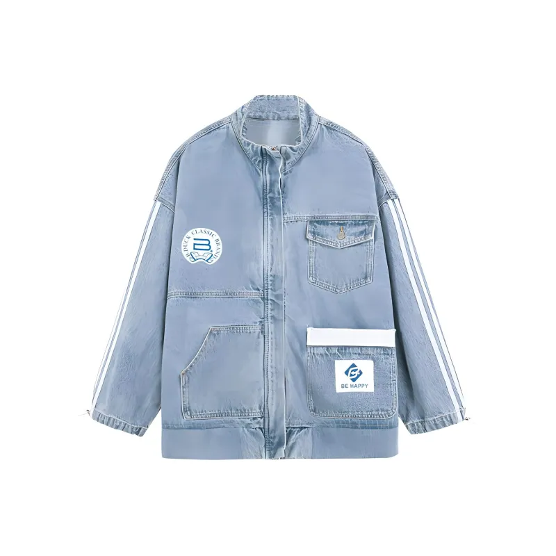 B.Duck Denim Jacket Women's Light Blue-0