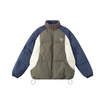 Saotome Puffer Jacket Women's Blue White Green Multicolor