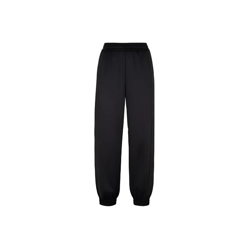 FENDI Knitted Sweatpants Women's Black-0