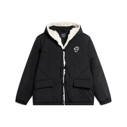 LiNing x LEAGUE OF LEGENDS Puffer Jacket Women's Black Ecru