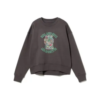 Beams Sweatshirt Women's Charcoal Brown