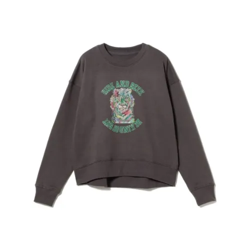 Beams Sweatshirt Women's Charcoal Brown
