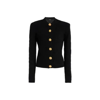 BALMAIN Long Sleeve Cardigan