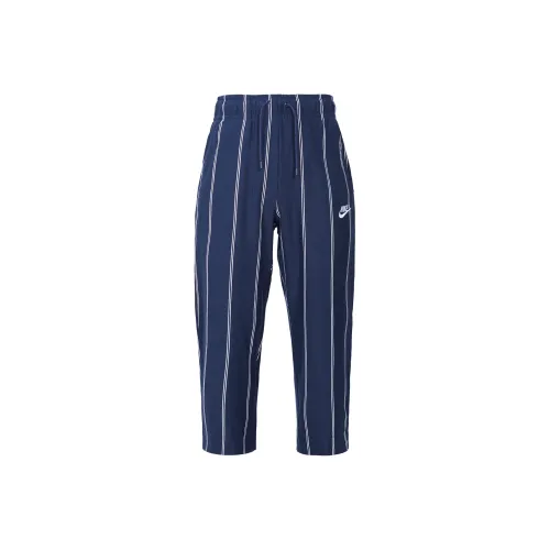 Nike Sportswear Women's Stripe Capri Sport Pants Blue
