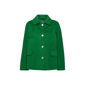 'S MAX MARA Coats Women's Emerald Green