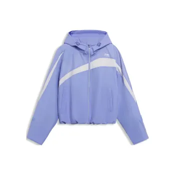 LiNing Sports Trend Series Trench Coat Women's Violet Blue