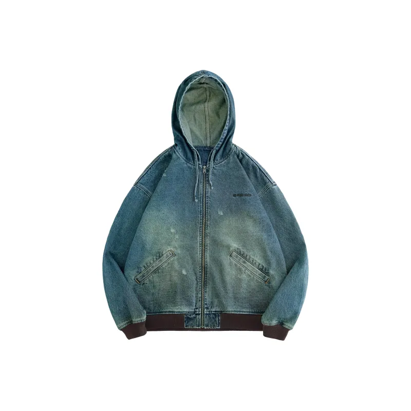 BLUELANDINC Denim Jackets Women's Vintage Blue-0