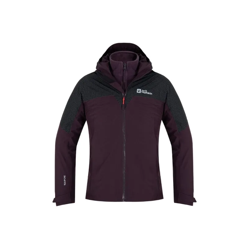 Jack Wolfskin Outdoor Hiking Waterproof Windbreaker Jacket Women's-4