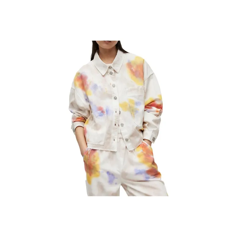 ALLSAINTS Denim Jackets Women's Multicolor-0