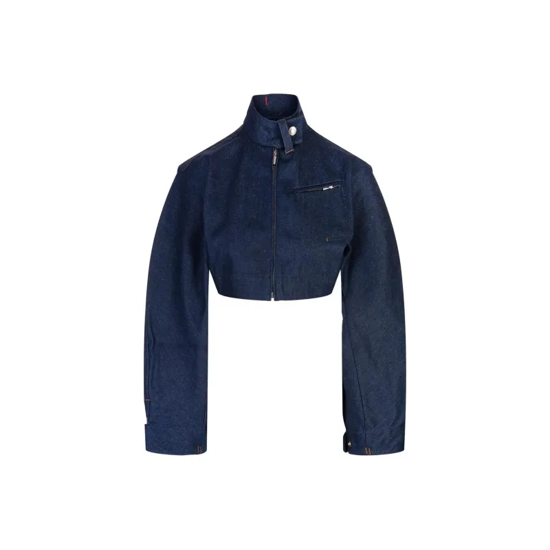 Jacquemus La Veste De Nimes Cabrio 'Navy'-0