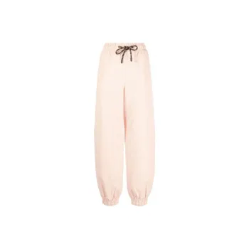 FENDI Knitted Sweatpants Women's Pink