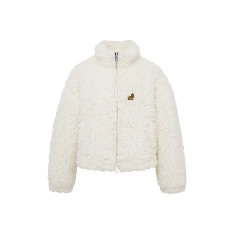D'zzit Cropped Coat Women's White-0