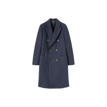Loro Piana Herwin Coat Coats Women's Dark Blue