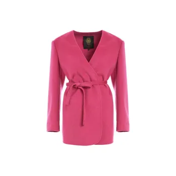 BESIONIA FW23 Coats Women's Pink