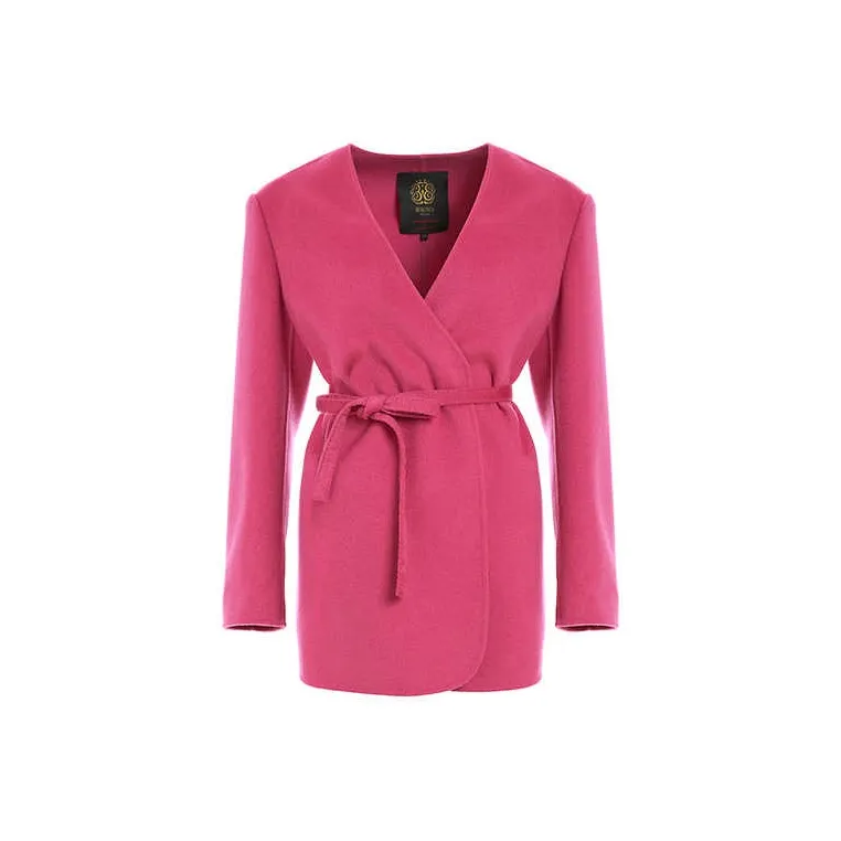 BESIONIA FW23 Coats Women's Pink-0
