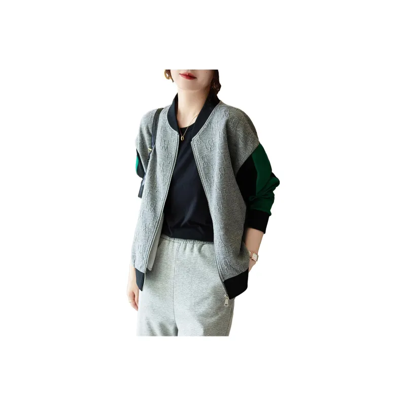 Dme Baseball Jerseys Women's Elegant Gray-0