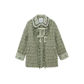 LULUALWAYS Coats Women's Green