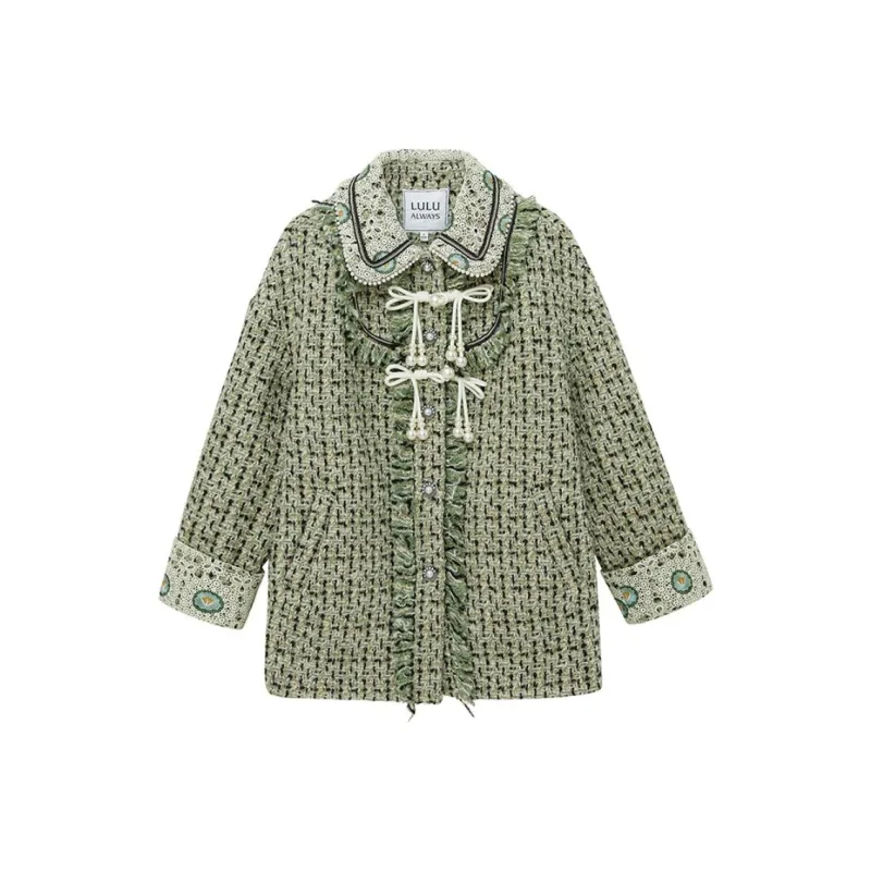 LULUALWAYS Coats Women's Green-0