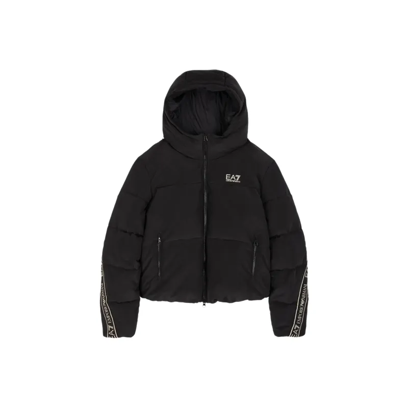EMPORIO ARMANI EA7 SS24 Puffer Jacket Women's Black-0