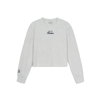 MLB Boston Red Sox Sweatshirt Women's Light Heather Gray