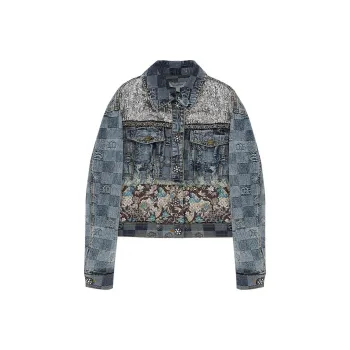 LULUALWAYS SS22 Denim Jacket Women's Blue