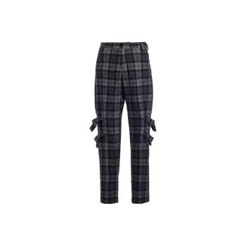 Yohji Yamamoto FW24 Casual Pants Women's Gray